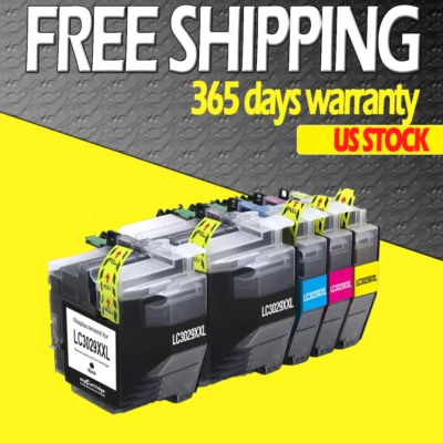 5PK LC3029 BCMY High Yield Ink For Brother MFC-J5830DW J6535DW J5930DW JUMBO - Image 1 of 4