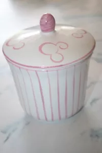 Azúcarero de cerámica blanco y rosa Disney con tapa - Imagen 1 de 3
