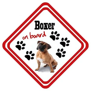 Personalised Boxer On Board Car Window Sign Have It Your Way - Picture 1 of 3