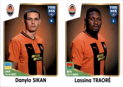 Panini Fifa 365 2023 Sticker 419 Danylo Sikan/Lassina Traore