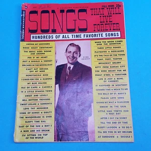 SONGS THAT WILL LIVE FOREVER BING CROSBY 1947 - Imagen 1 de 3