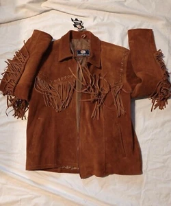 Cowboy Genuine Leather Suede Cowboy Jacket Size Large - Picture 1 of 5