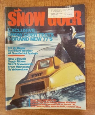 Snow Goer Magazine September 1976 Vintage Snowmobile Ski Doo Polaris Arctic Cat - Image 1 of 4