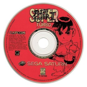 Super Puzzle Fighter II Turbo Sega Saturn Game Disk Only