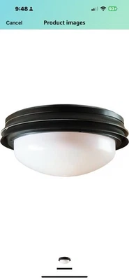 Hunter Fan Company 28547 Marine II, Low Profile Globe Light Kit - Image 1 of 4