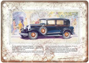 1929 Studebaker Commander Vintage Auto Ad Retro Look Metal Sign AN3821 - Picture 1 of 2