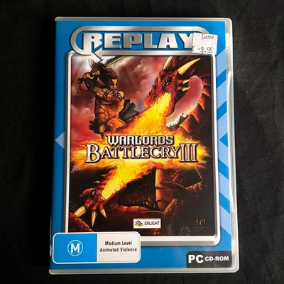 WARLORDS BATTLECRY III PC ROM CD GAME - VGC - Image 1 of 3