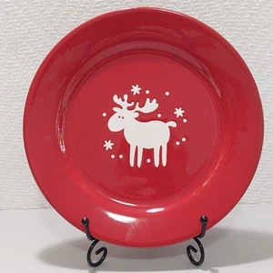 Wächtersbach Fun Factory Keramik Kuchenteller Elch Emma 21cm in rot mehrere vorh - Bild 1 von 2