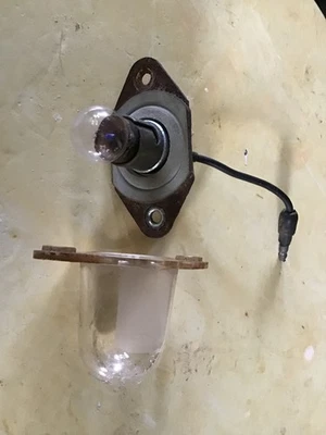 1967 1971 Plymouth license plate light Mopar   1969 Valiant 1968 Dodge Charger - Image 1 of 4