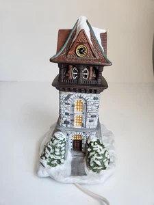 Rockwell's Holiday Memories Stockbridge Collection The Bell Tower 1995 Hawthorne - Picture 1 of 21