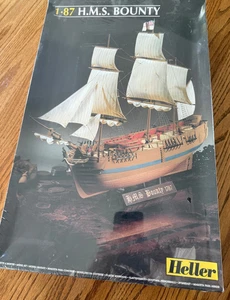 Vintage Heller H.M.S. BOUNTY Ship Boat 1:87 Scale Model Kit 80850 FACTORY SEALED - Picture 1 of 1