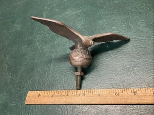 Vintage NATIONAL HIGHWAYS ASSOCIATION Brass Eagle Radiator Hood Ornament - Picture 1 of 9