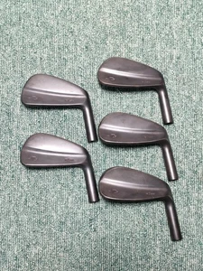 MIURA GIKEN TB-ZERO FORGED BLACK Iron Head 6~Pw Set of 5 - Picture 1 of 10