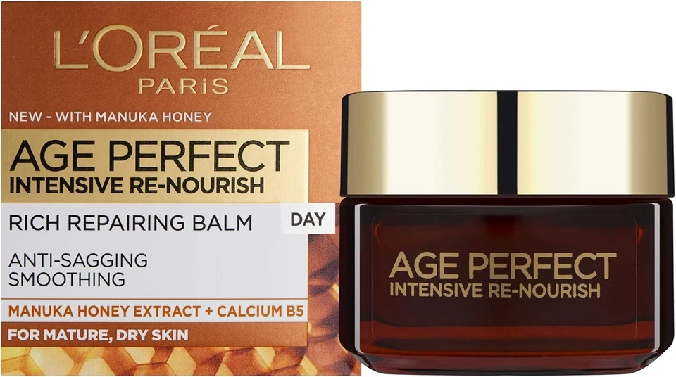 L'Oreal Paris Age Perfect Intensive Renourish Manuka Honey Day Cream for Ma - Image 1 of 4