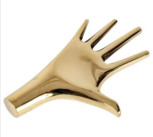 Carl Auböck Modell #4223 "Hand" Messing Briefbeschwerer NEU Aubock - Bild 1 von 7