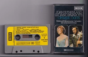 (LT28) Joan Sutherland & Pavarotti, Operatic Duets - 1977 Cassette Tape - Picture 1 of 2