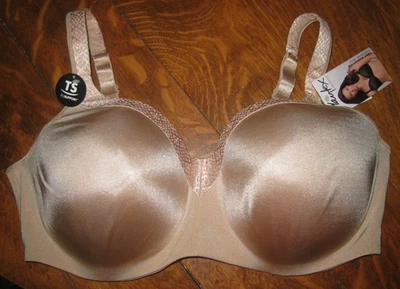 Sujetador Playtex Secrets 4823 para mujer Body Revelation beige forrado con aros 44DD NUEVO CON ETIQUETAS Foto 1 de 4