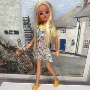 Vintage Pedigree 1970s Active Double Cup Waist Blonde Ballerina Sindy Doll - Picture 1 of 4
