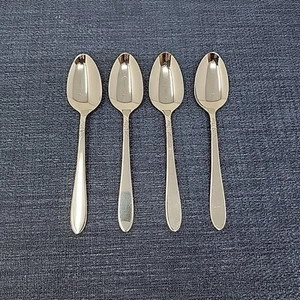 Oneida SEA BREEZE (4) Teaspoons 6 1/8" Stainless Flatware Set Decorators - Picture 1 of 6