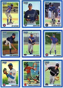 2010 Bowman Chrome, Prospects, Team USA Blue Refractor You Pick Finish Your Set - Picture 1 of 10