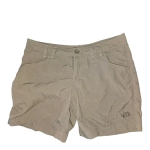 Pantalones Cortos Para Mujer The North Face Beige Caqui Con Bolsillo de Guarda Talla Mediana Cintura 31" - Imagen 1 de 8