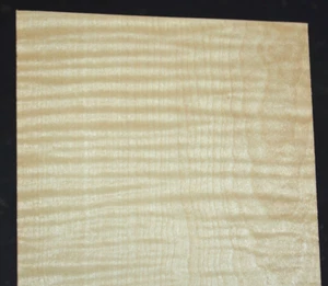 Curly Maple Raw Wood Veneer Sheet 6 x 11.5 inches 1/42nd N5943-33 - Picture 1 of 5