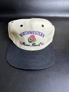 Northwestern Rose Bowl 1996 Baseball Cap Golf Hat Logo Adjustable closure JS - Picture 1 of 7