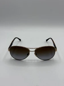Burberry Aviator Gold Tortoise Brown Sunglasses B3080 1145/T5 59-14 135 3P - Picture 1 of 21