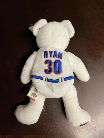Team ML Bears Plush Nolan Ryan Vintage Collectible Rare Limited Edition MLB Cover