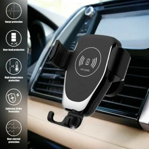 30W Wireless Fast Car Charger Gravity Car Holder Mount For Apple iPhone 16 15 14 - Picture 1 of 14