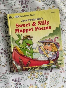 First Little Golden Bks Jack Prelutsky's Sweet and Silly Muppet Poems 90s Vtg - Picture 1 of 10