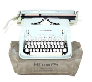 Hermes 3000 Typewriter Vintage Swiss Made Vintage Antique Rare Retro Paillard JP - Imagen 1 de 8