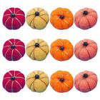 12 Pcs Felt Pumpkins Decor For Table Halloween Pumkin Decorating