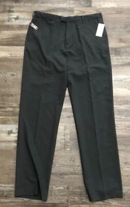 Van Heusen Mens 34x34 Charcoal Gray Straight Fit Flat Front Pants New with Tags - Picture 1 of 7