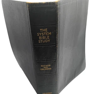 The System Bible Study Revised & Enlarged KJV Vintage 1947 Illustrations Maps - Foto 1 di 16