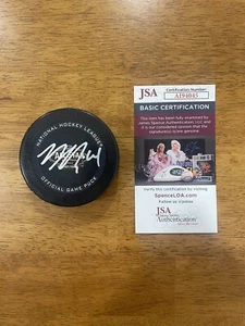 Nick Suzuki Canadiens Autographed Signed Official 2022 All Star Game Puck JSA - Picture 1 of 2