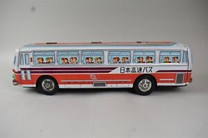 VTG Ichiko Tin Toy Bus Made in Japan Expressway Passenger