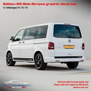 Volkswagen Multivan T4/T5/T6 EDICIÓN 25 rayas laterales - Imagen 1 de 2