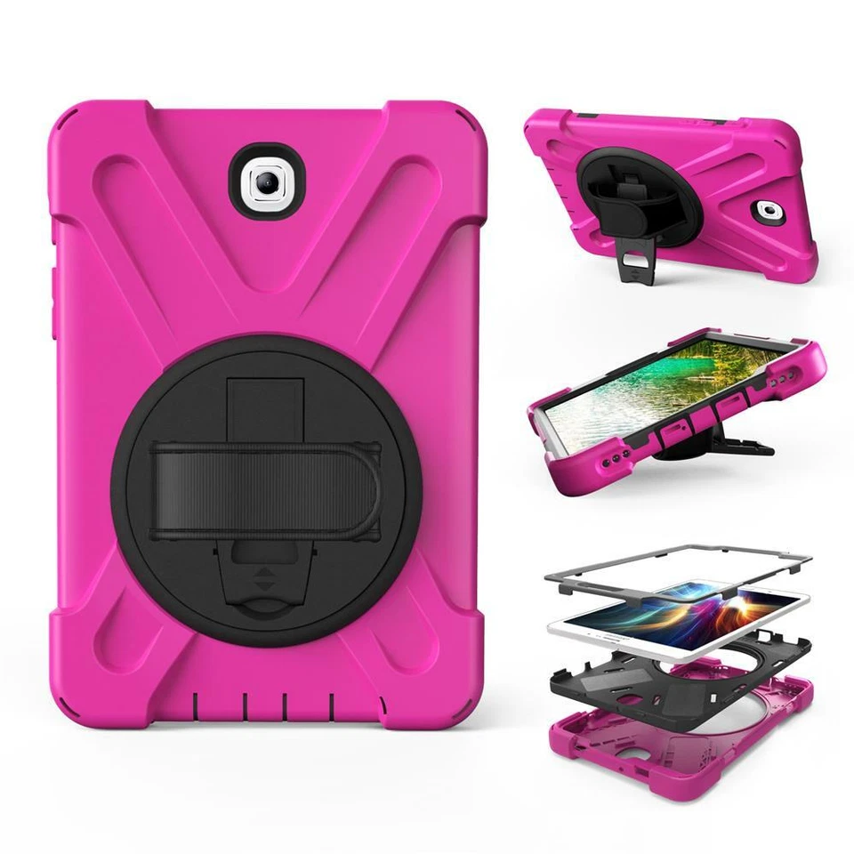 Armor Case for Samsung Tab A P200 T290,T860,T387,T380 Stand Rugged Hard Cover - Image 1 of 4