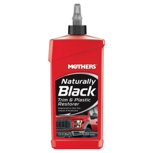 Mothers Naturally Black Trim & Plastic Restorer 46112 Bumper Moldings - Picture 1 of 2
