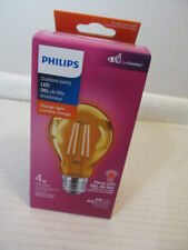Philips Outdoor Party 4W LED Orange Light A19 Bulb