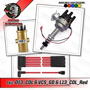 Ford Cologne V6 Electronic Distributor with Viper Coil and Red Leads - Picture 1 of 9