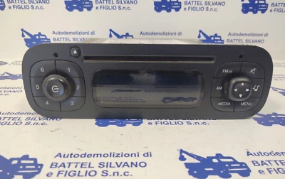 AUTORADIO FIAT PANDA III SERIE COD. 07355946820 (FORNITA SENZA CODICE) - Immagine 1 di 4