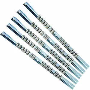 3/8" Drive Socket Rail Storage Holder Organiser Clips For 70 Sockets 5 Rails - Picture 1 of 5