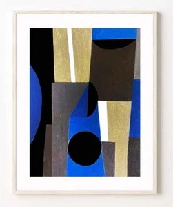Abstract Print, Geometrical Art Print Poster, Mid Century Art, Modern Wall Art - Picture 1 of 13