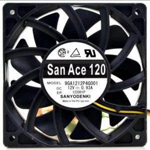 1 PCS Sanyo Fan 9GA1212P4G001 DC12V 0.93A 12025 12CM PWM 4 wire cooling fan - Picture 1 of 1