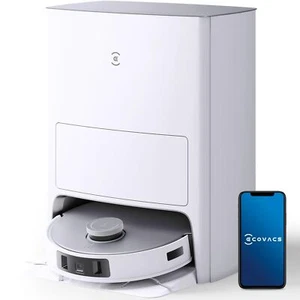 ECOVACS DEEBOT T20 Omni (DLX23) Robot Vacuum and Water Mop Washing,-Drying,White - Picture 1 of 9
