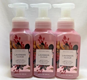 3 Lavender Cloud Gentle & Clean Foaming Hand Soap Bath & Body Works 8.75 oz - Picture 1 of 1