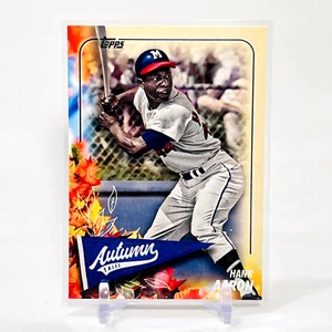 Hank Aaron 2024 Topps Update Series Baseball Autumn Tales #AT-39 Milwaukee Braves - Foto 1 di 4