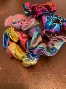 shiny metallic gradient scrunchies - Picture 1 of 7